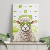 New Zealand Funny Woolly Kiwi Sheep Canvas Wall Art LT05 - Polynesian Pride