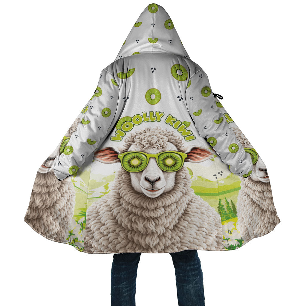 New Zealand Funny Woolly Kiwi Sheep Cloak LT05 Unisex White - Polynesian Pride