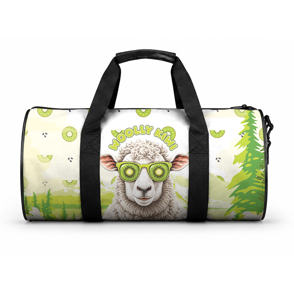 New Zealand Funny Woolly Kiwi Sheep Duffle Bag LT05 One size White - Polynesian Pride