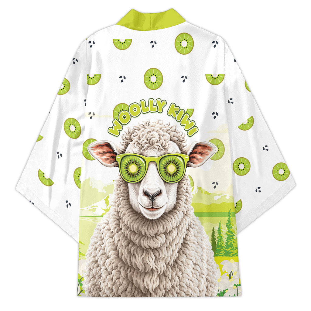 New Zealand Funny Woolly Kiwi Sheep Kimono LT05 - Polynesian Pride