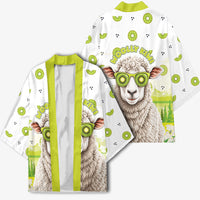 New Zealand Funny Woolly Kiwi Sheep Kimono LT05 - Polynesian Pride