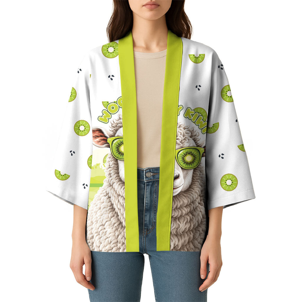 New Zealand Funny Woolly Kiwi Sheep Kimono LT05 - Polynesian Pride
