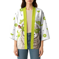New Zealand Funny Woolly Kiwi Sheep Kimono LT05 - Polynesian Pride
