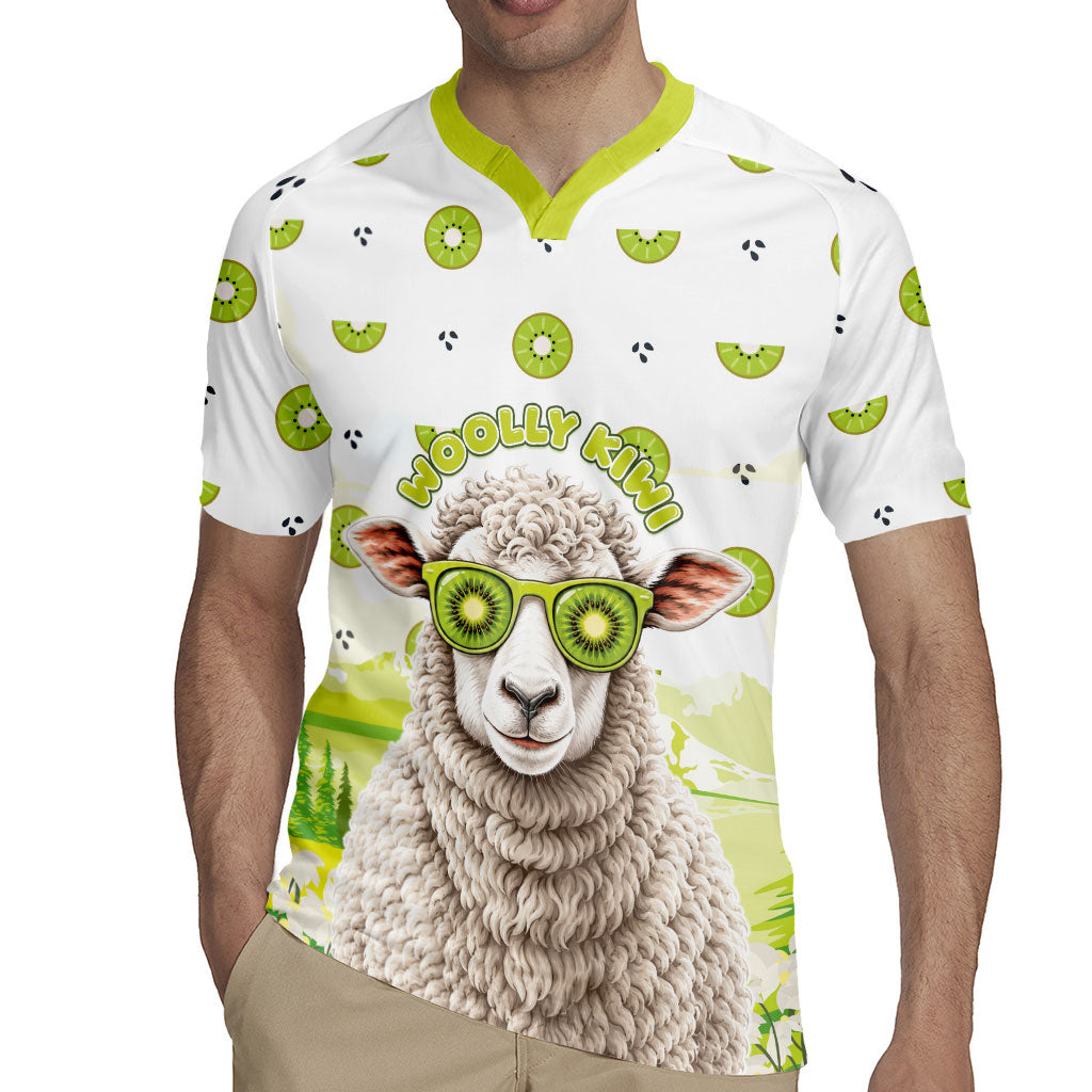 New Zealand Funny Woolly Kiwi Sheep Rugby Jersey LT05 - Polynesian Pride
