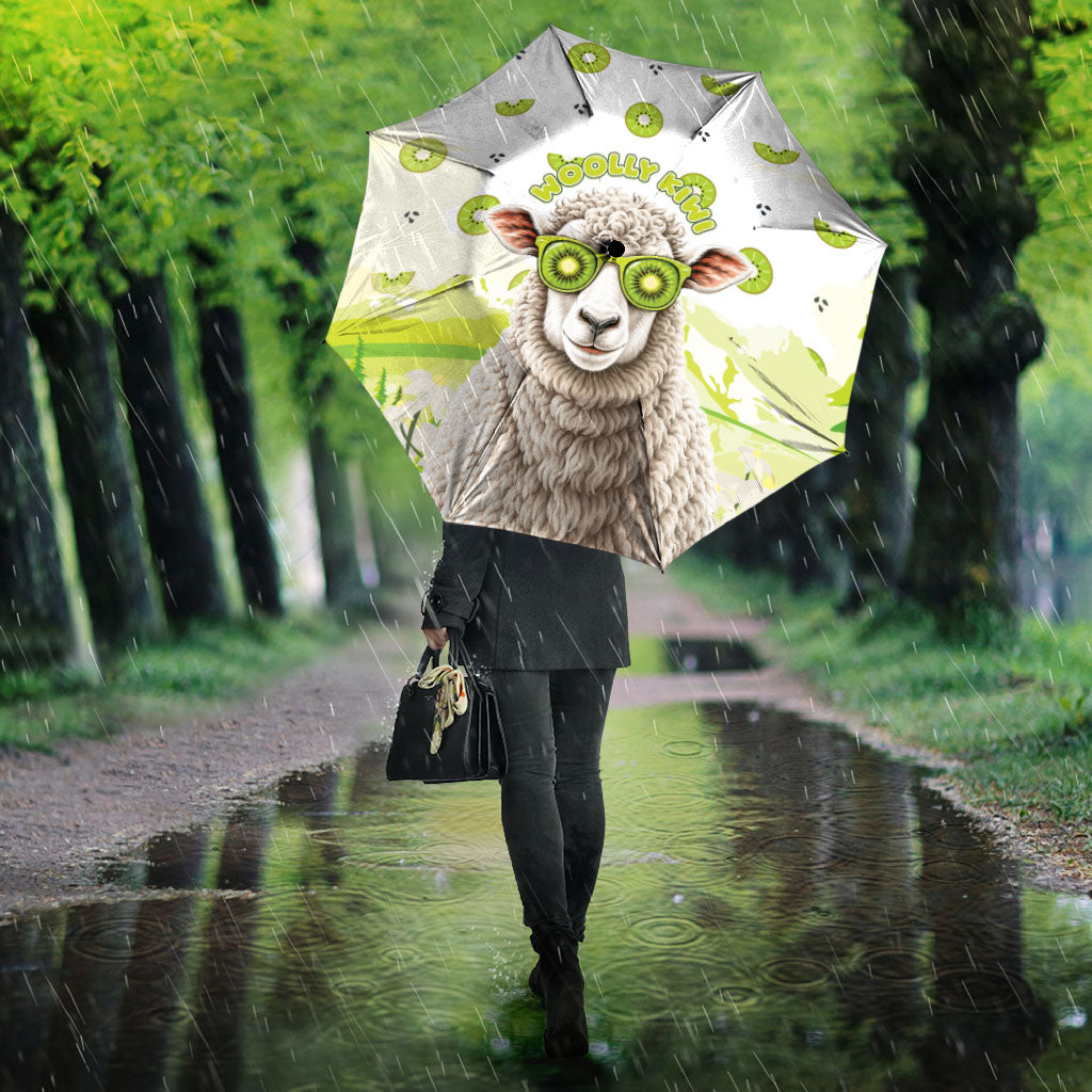 New Zealand Funny Woolly Kiwi Sheep Umbrella LT05 - Polynesian Pride