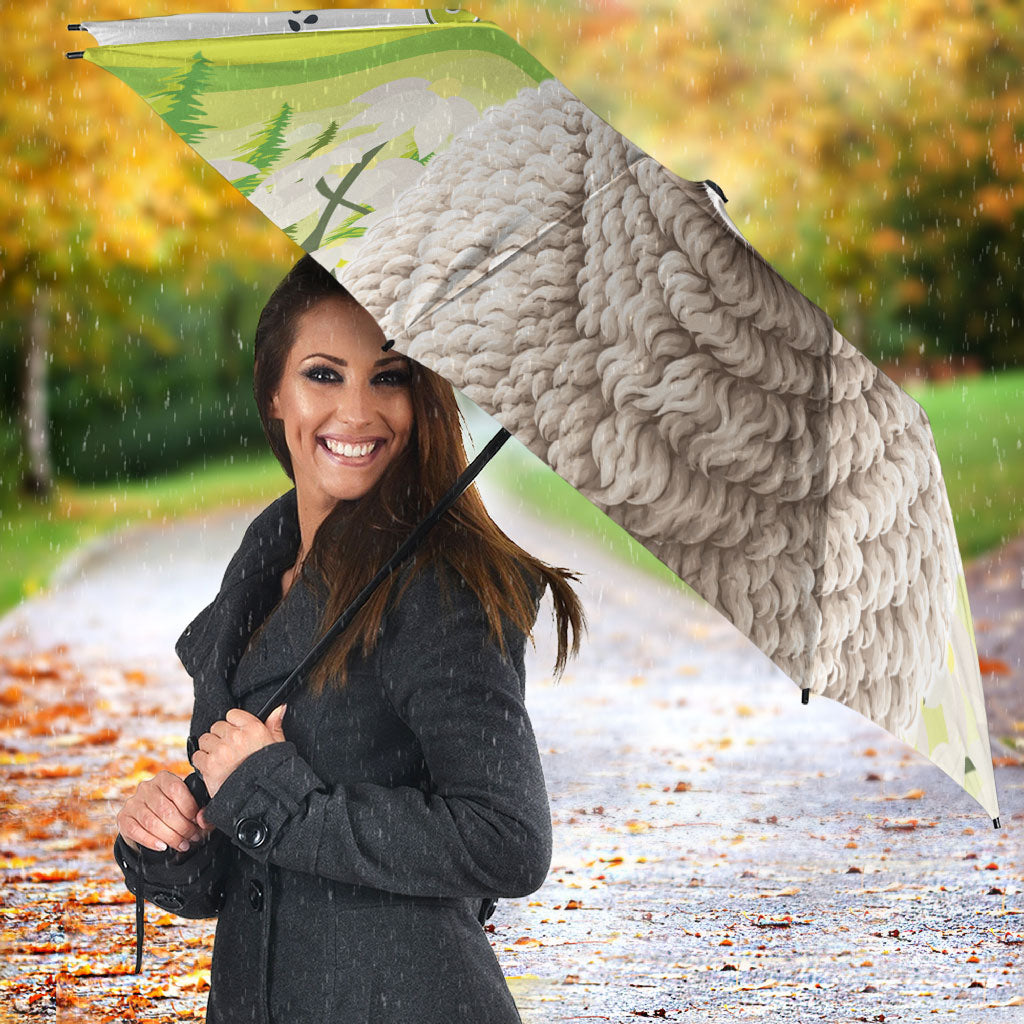 New Zealand Funny Woolly Kiwi Sheep Umbrella LT05 - Polynesian Pride