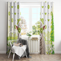 New Zealand Funny Woolly Kiwi Sheep Window Curtain LT05 - Polynesian Pride