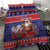 Samoa Christmas Bedding Set Samoan Santa Claus Manuia Le Kerisimasi