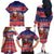 Samoa Christmas Family Matching Off The Shoulder Long Sleeve Dress and Hawaiian Shirt Samoan Santa Claus Manuia Le Kerisimasi