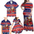 Samoa Christmas Family Matching Off Shoulder Maxi Dress and Hawaiian Shirt Samoan Santa Claus Manuia Le Kerisimasi