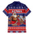 Samoa Christmas Family Matching Puletasi and Hawaiian Shirt Samoan Santa Claus Manuia Le Kerisimasi