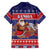 Samoa Christmas Family Matching Short Sleeve Bodycon Dress and Hawaiian Shirt Samoan Santa Claus Manuia Le Kerisimasi