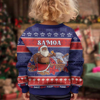Samoa Christmas Kid Ugly Christmas Sweater Samoan Santa Claus Manuia Le Kerisimasi