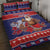 Samoa Christmas Quilt Bed Set Samoan Santa Claus Manuia Le Kerisimasi