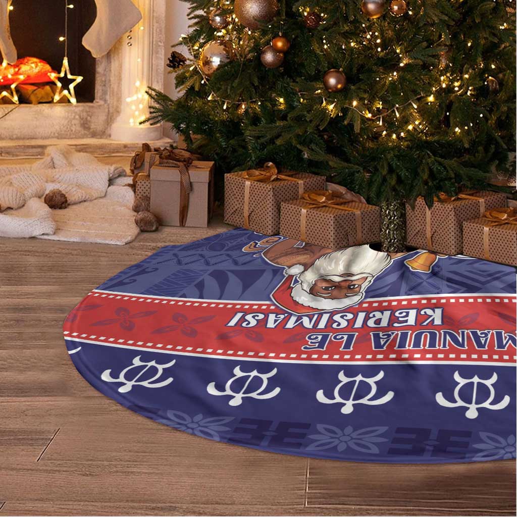 Samoa Christmas Tree Skirt Samoan Santa Claus Manuia Le Kerisimasi