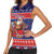 Samoa Christmas Women Sleeveless Polo Shirt Samoan Santa Claus Manuia Le Kerisimasi