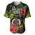 Love Vanuatu Christmas Baseball Jersey God Yumi Polynesian Tribal Pattern