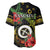 Love Vanuatu Christmas Baseball Jersey God Yumi Polynesian Tribal Pattern