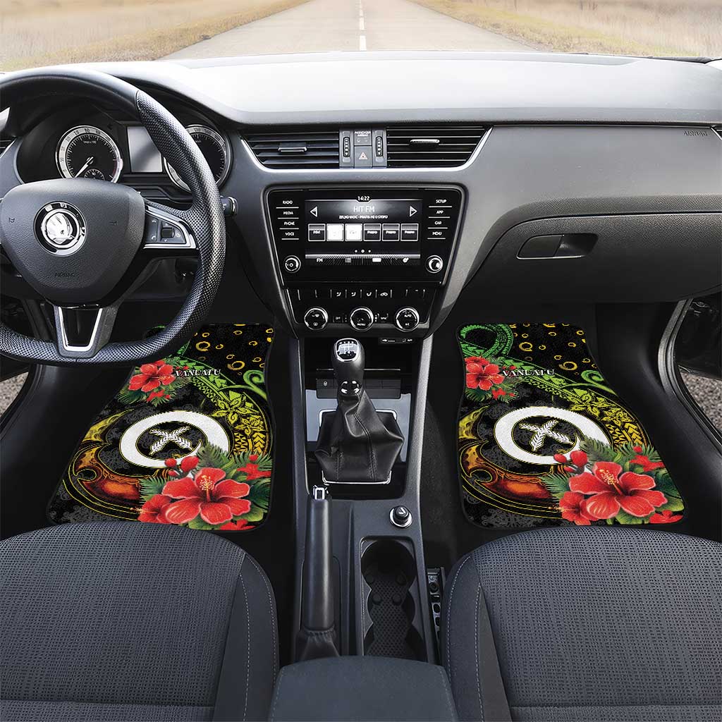 Love Vanuatu Christmas Car Mats God Yumi Polynesian Tribal Pattern
