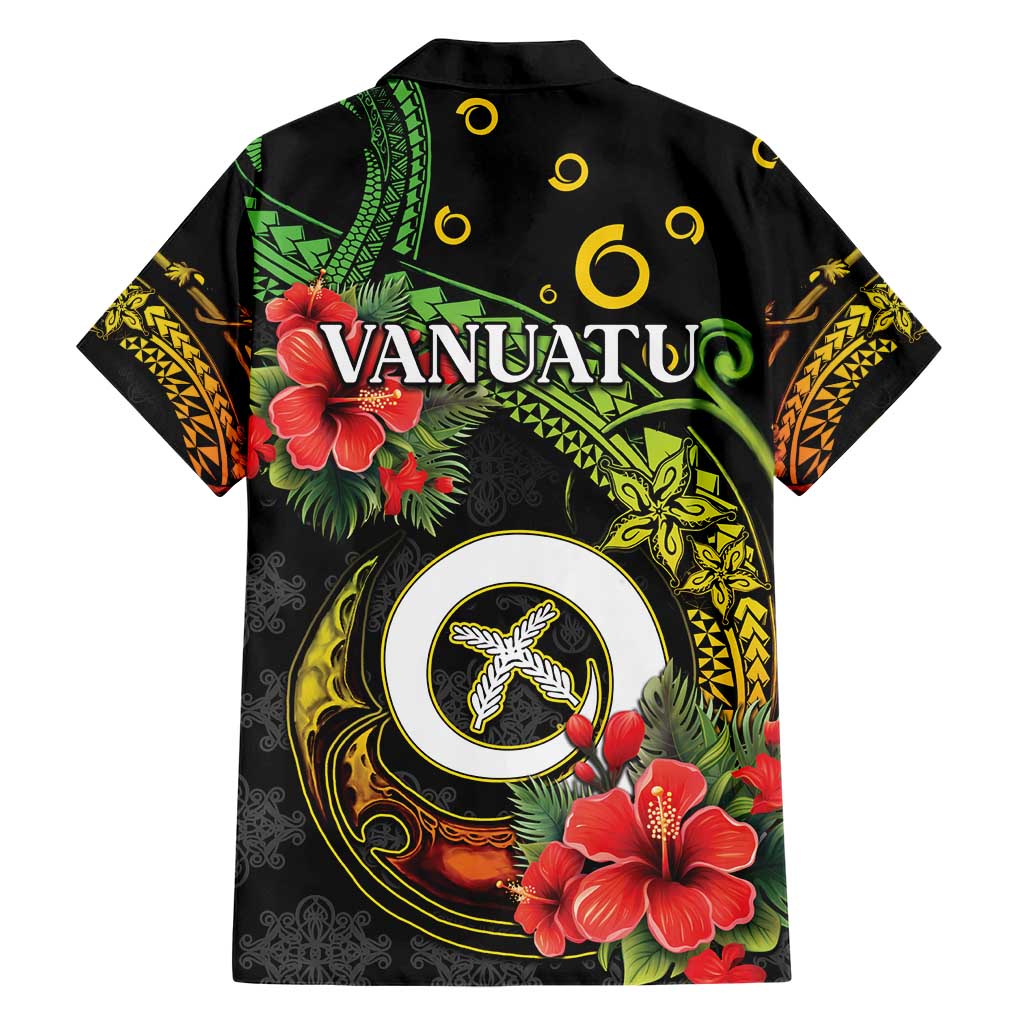 Love Vanuatu Christmas Family Matching Short Sleeve Bodycon Dress and Hawaiian Shirt God Yumi Polynesian Tribal Pattern LT05 - Polynesian Pride