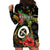 Love Vanuatu Christmas Hoodie Dress God Yumi Polynesian Tribal Pattern