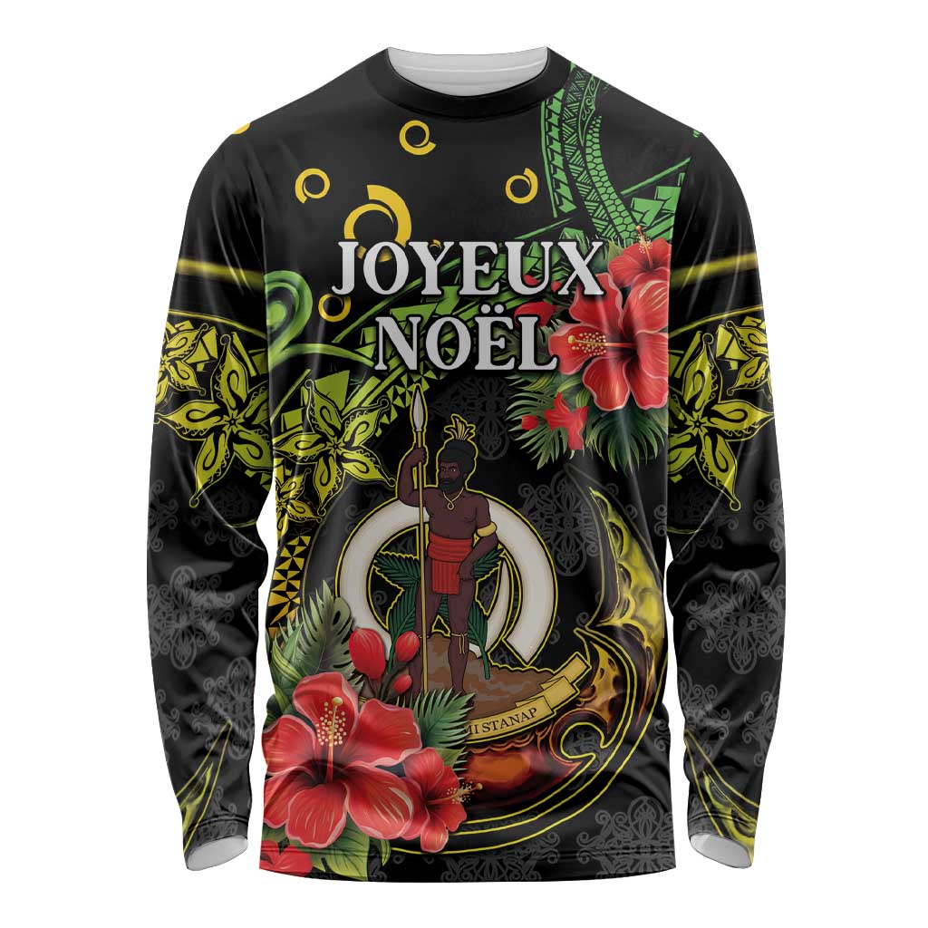 Love Vanuatu Christmas Long Sleeve Shirt God Yumi Polynesian Tribal Pattern