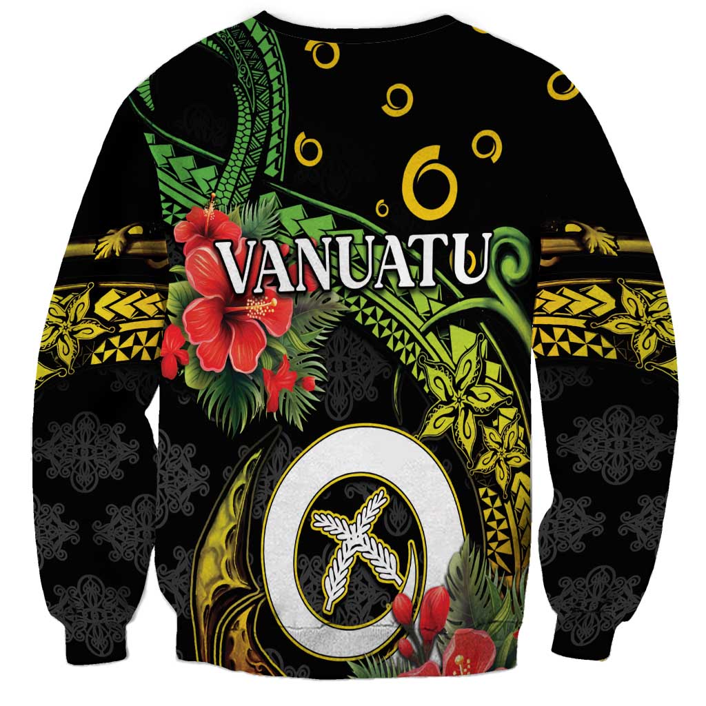 Love Vanuatu Christmas Sweatshirt God Yumi Polynesian Tribal Pattern