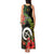 Love Vanuatu Christmas Tank Maxi Dress God Yumi Polynesian Tribal Pattern