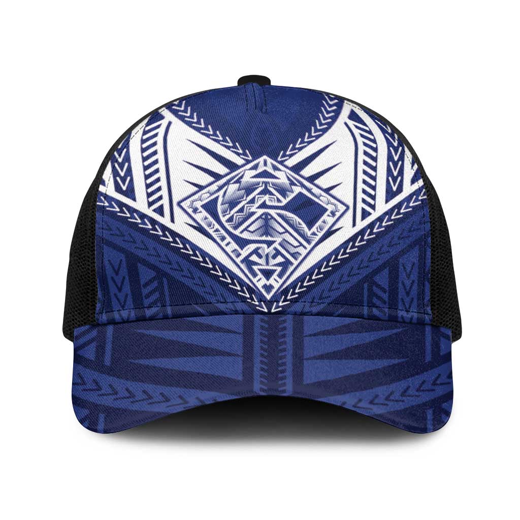 Super Toa Samoa Rugby Baseball Net Cap Warrior Spirit - Polynesian Pride