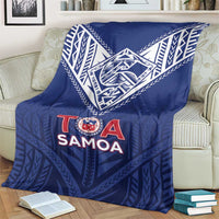 Super Toa Samoa Rugby Blanket Warrior Spirit LT05