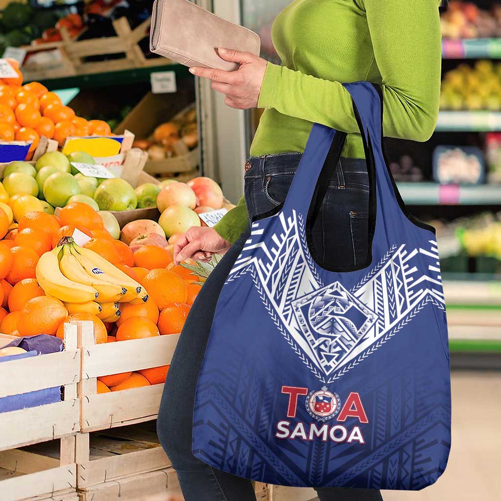 Super Toa Samoa Rugby Grocery Bag Warrior Spirit LT05