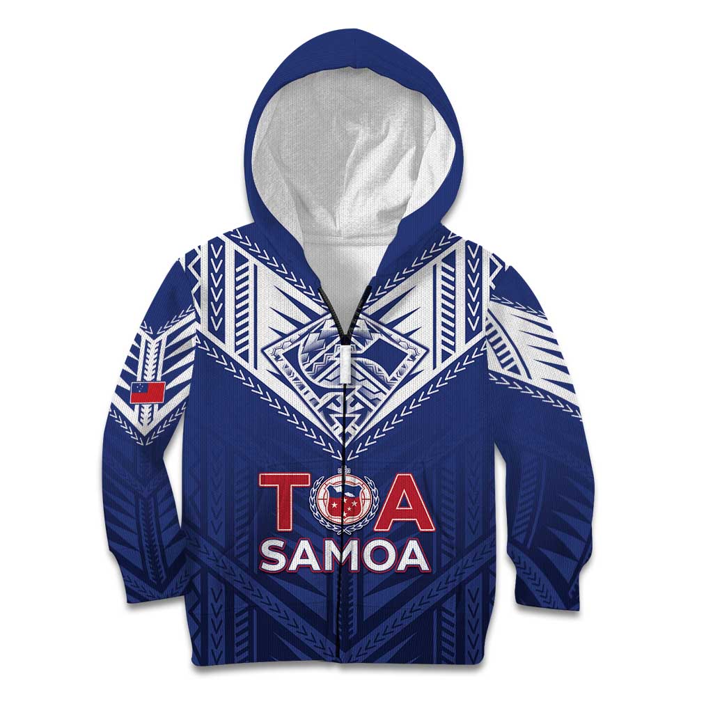 Super Toa Samoa Rugby Custom Kid Hoodie Warrior Spirit LT05