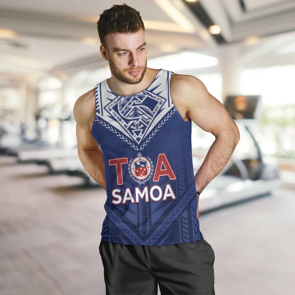 Super Toa Samoa Rugby Custom Men Tank Top Warrior Spirit LT05