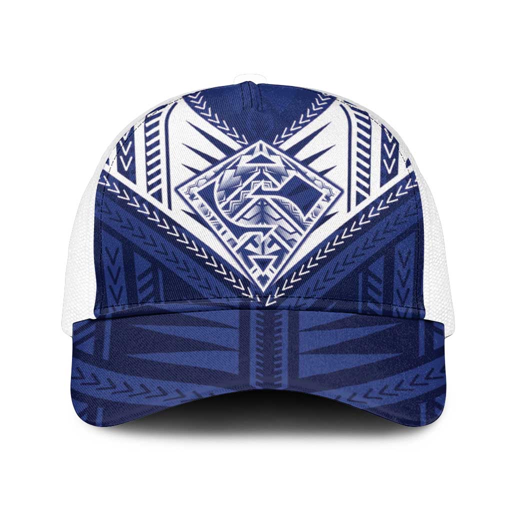 Super Toa Samoa Rugby Mesh Trucker Cap Warrior Spirit - Polynesian Pride