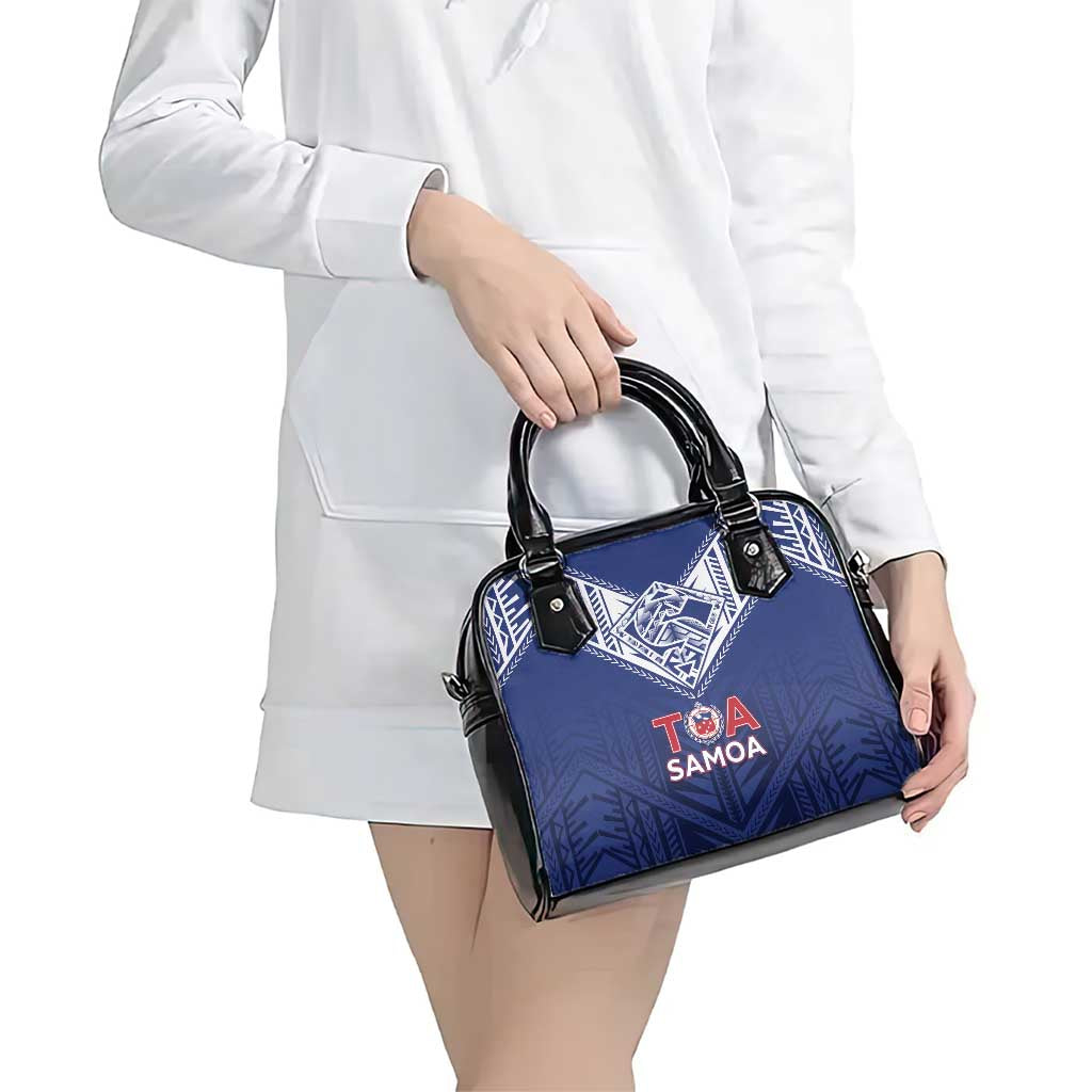 Super Toa Samoa Rugby Shoulder Handbag Warrior Spirit LT05