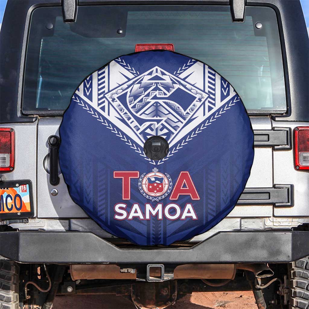 Super Toa Samoa Rugby Spare Tire Cover Warrior Spirit LT05