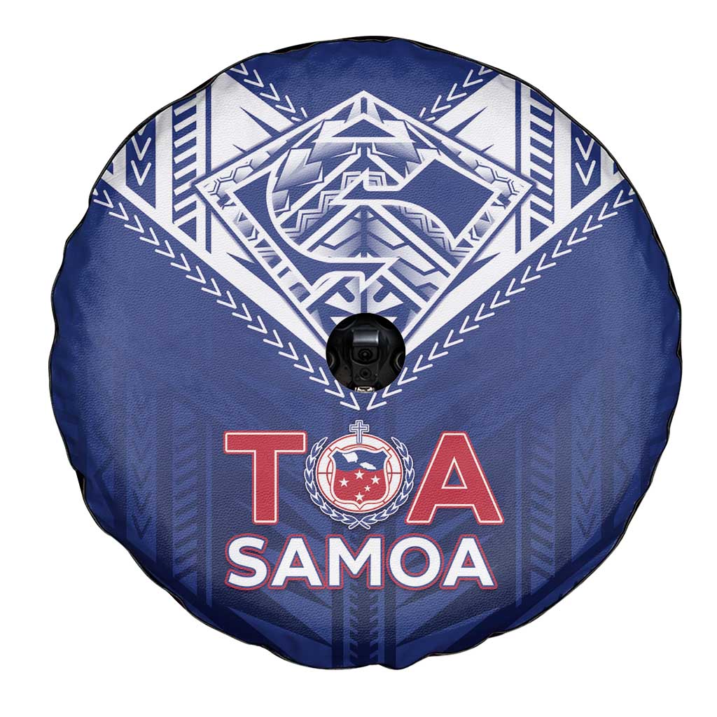 Super Toa Samoa Rugby Spare Tire Cover Warrior Spirit LT05