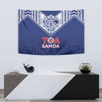 Super Toa Samoa Rugby Tapestry Warrior Spirit LT05