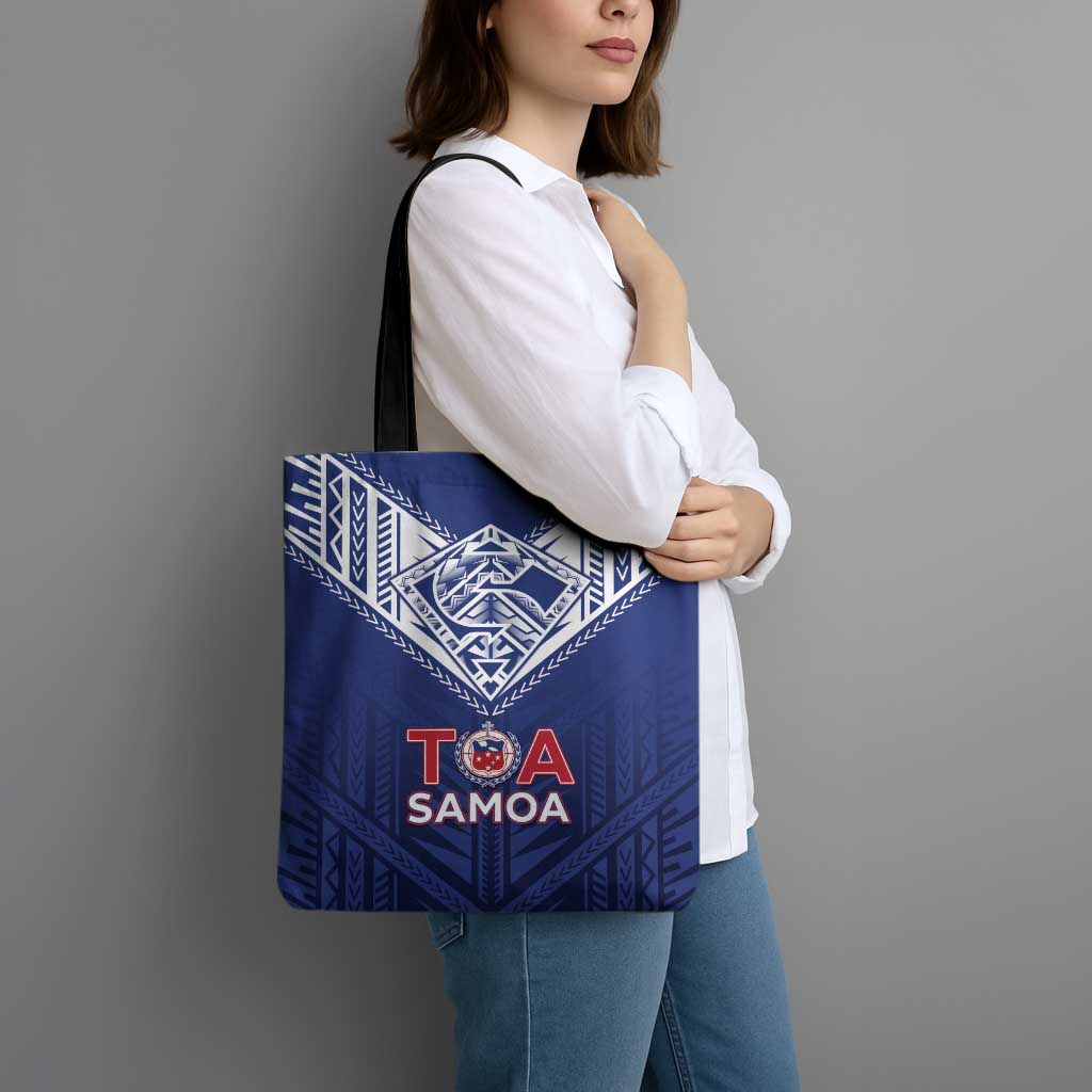 Super Toa Samoa Rugby Tote Bag Warrior Spirit LT05