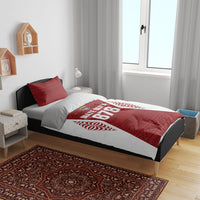 Mate Maa Tonga Rugby Bedding Set Kupesi Tokelau Feletoa Pattern LT05 - Polynesian Pride