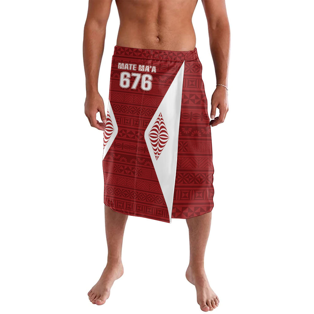 Mate Maa Tonga Rugby Lavalava Kupesi Tokelau Feletoa Pattern LT05 Red - Polynesian Pride
