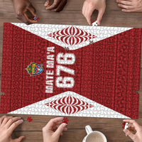 Mate Maa Tonga Rugby Puzzle Kupesi Tokelau Feletoa Pattern LT05 - Polynesian Pride