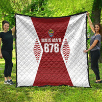 Mate Maa Tonga Rugby Quilt Kupesi Tokelau Feletoa Pattern LT05 - Polynesian Pride