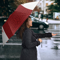 Mate Maa Tonga Rugby Umbrella Kupesi Tokelau Feletoa Pattern LT05 - Polynesian Pride