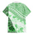 Hawaiian Tapa Hawaiian Shirt Traditional Vintage Pattern Green LT05 - Polynesian Pride