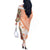 Hawaiian Tapa Off The Shoulder Long Sleeve Dress Traditional Vintage Pattern Orange LT05 - Polynesian Pride
