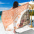 Hawaiian Tapa Sarong Traditional Vintage Pattern Orange LT05 One Size 44 x 66 inches Orange - Polynesian Pride
