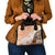 Hawaiian Tapa Shoulder Handbag Traditional Vintage Pattern Orange LT05 - Polynesian Pride