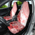 Hawaiian Tapa Car Seat Cover Traditional Vintage Pattern Red LT05 - Polynesian Pride