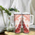 Hawaiian Tapa Tumbler With Handle Traditional Vintage Pattern Red